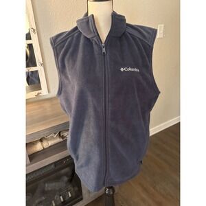 Columbia men's medium vest‎ blue sleeveless